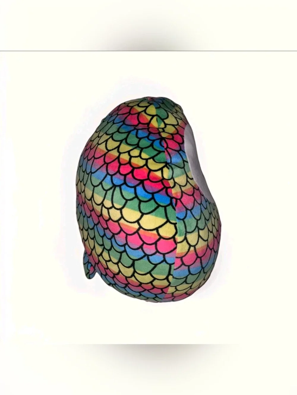 TY Squish-A-Boos Owen Owl Plush Stuffed Animal Pillow Rainbow Multicolor 14
